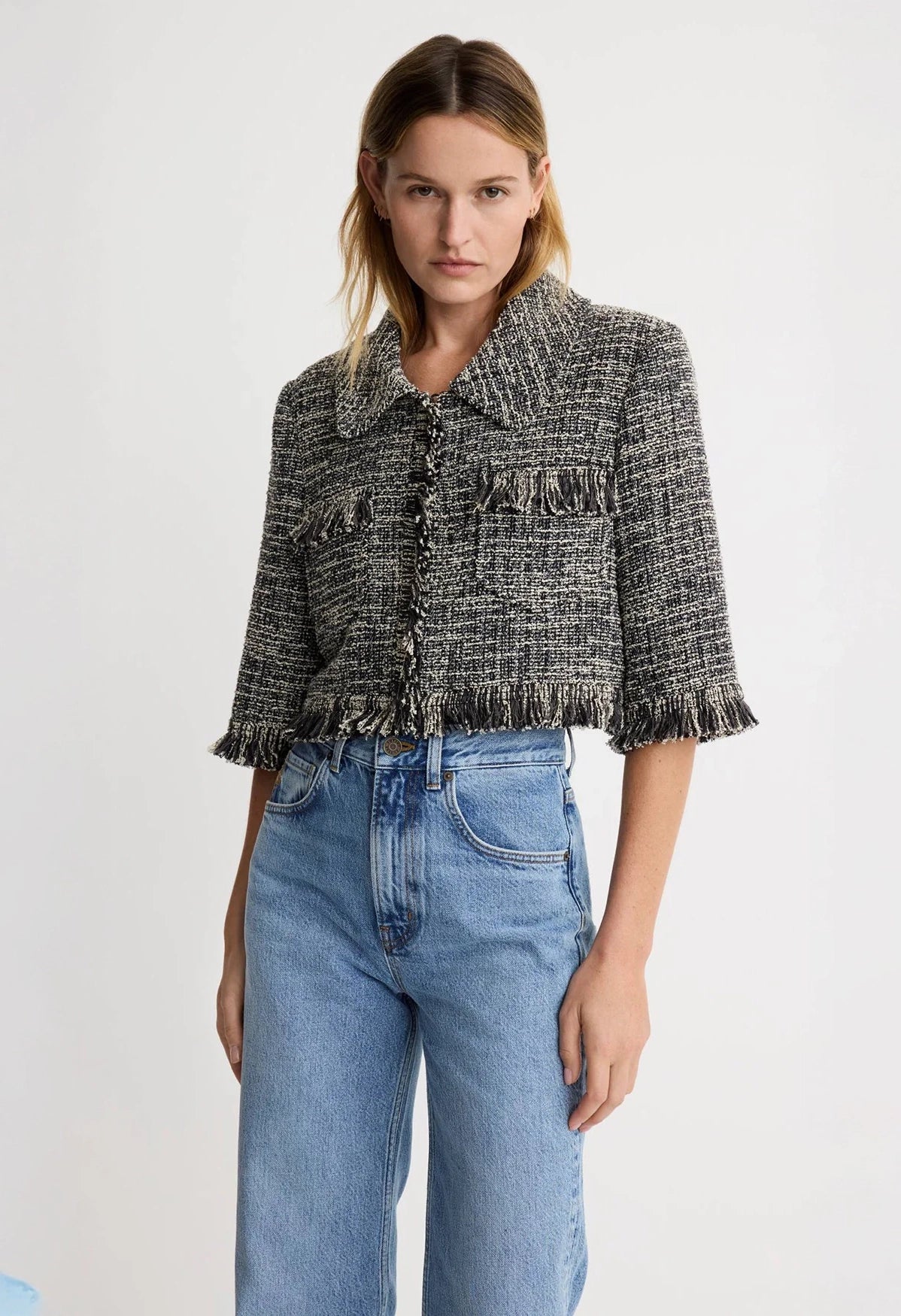 Crop Sleeve Mini Jacket