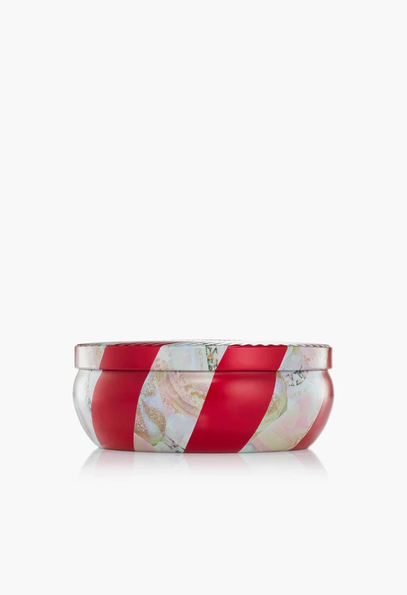 Crushed Candy Cane 3 Wick Tin Candle