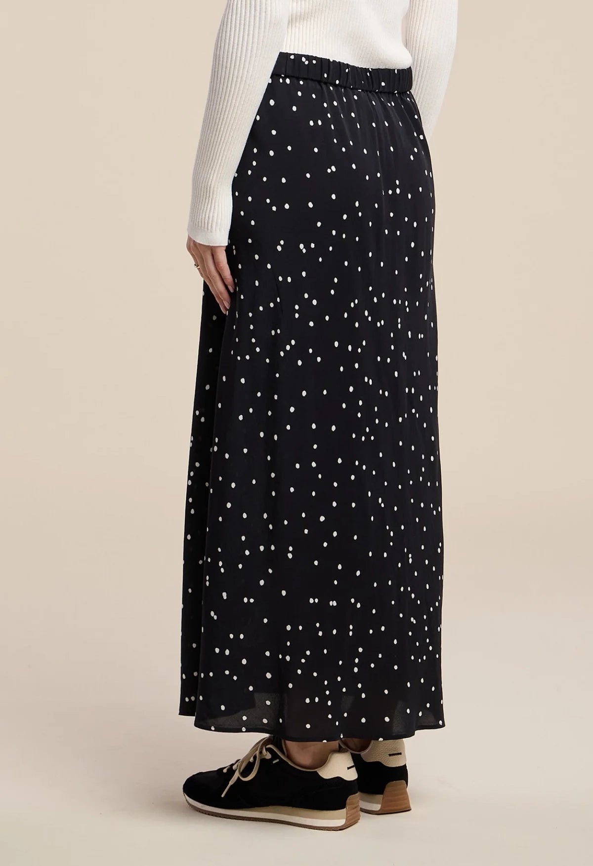 Cadence Polka Dot Print Skirt