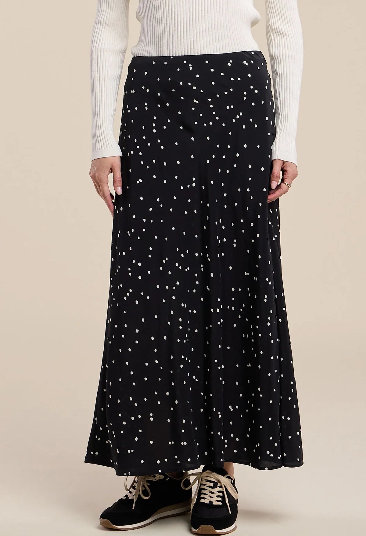 Cadence Polka Dot Print Skirt