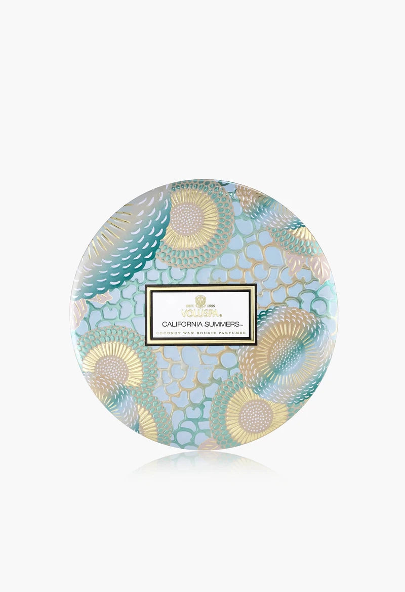 California Summers 3 Wick Tin