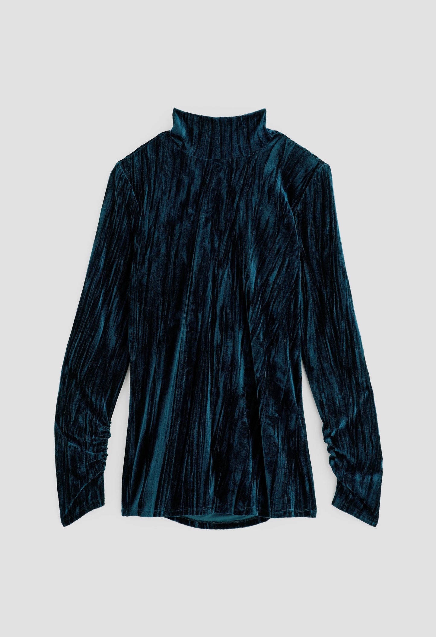 Candice Velvet Open Back Turtleneck