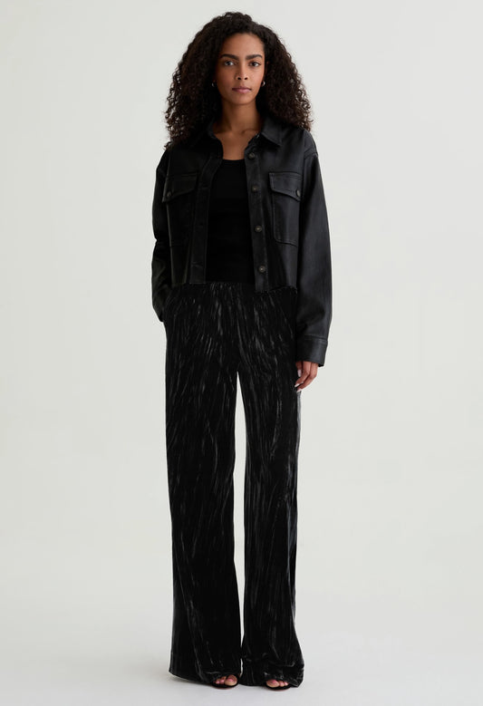 Careen Velvet  Pull-On Wide Leg