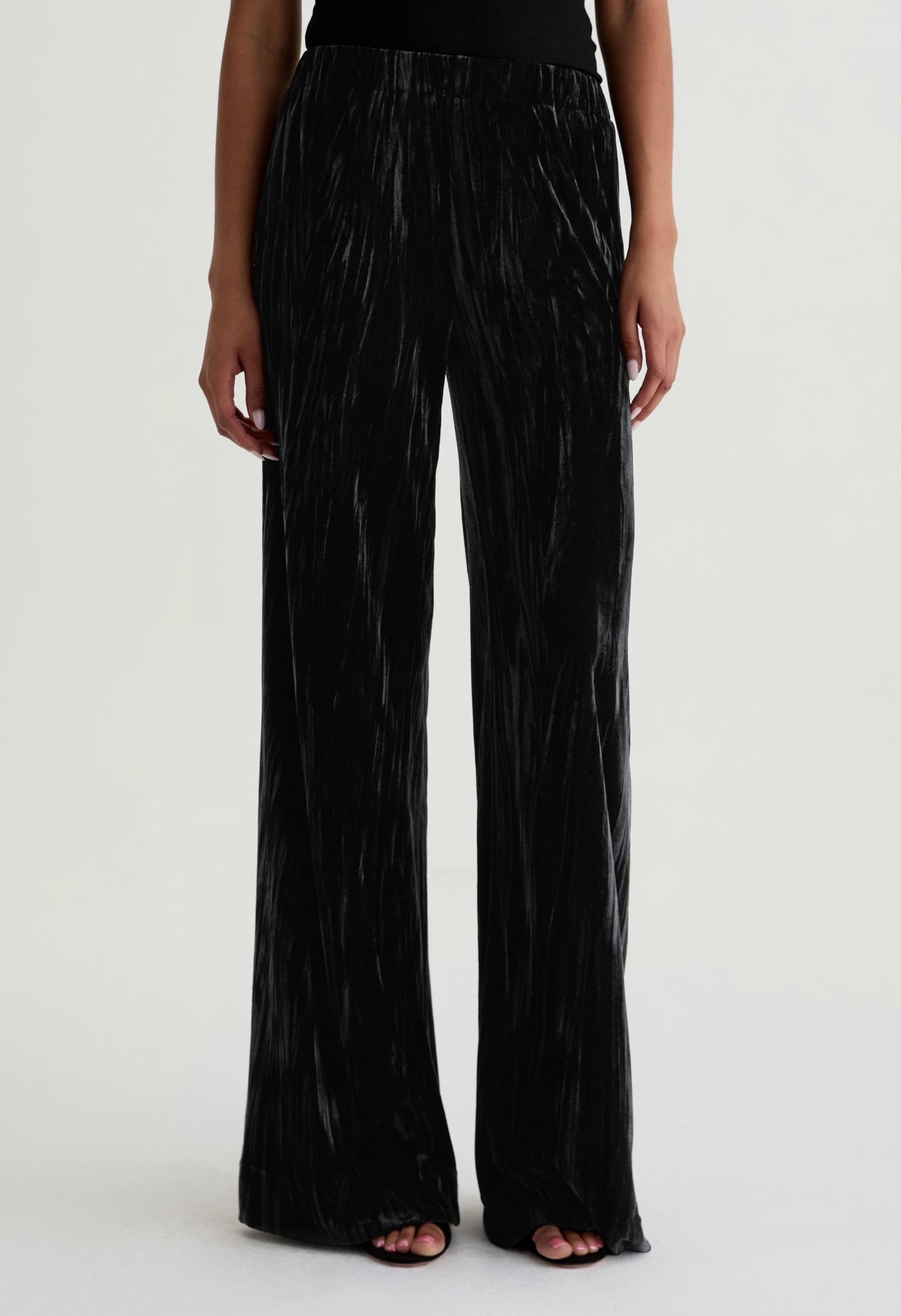 Careen Velvet  Pull-On Wide Leg