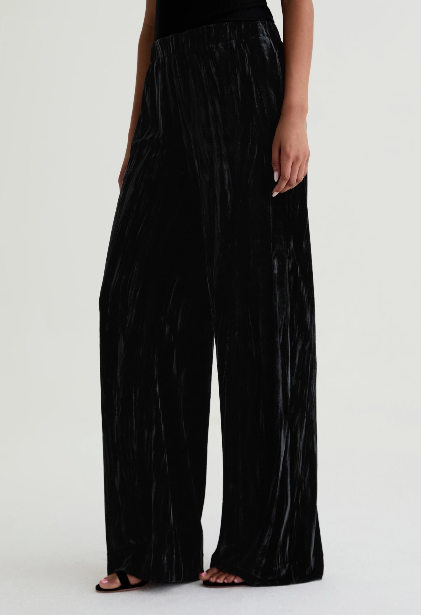 Careen Velvet  Pull-On Wide Leg