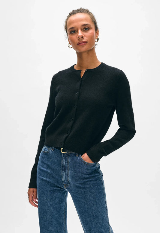 Cashmere Crewneck Cardigan