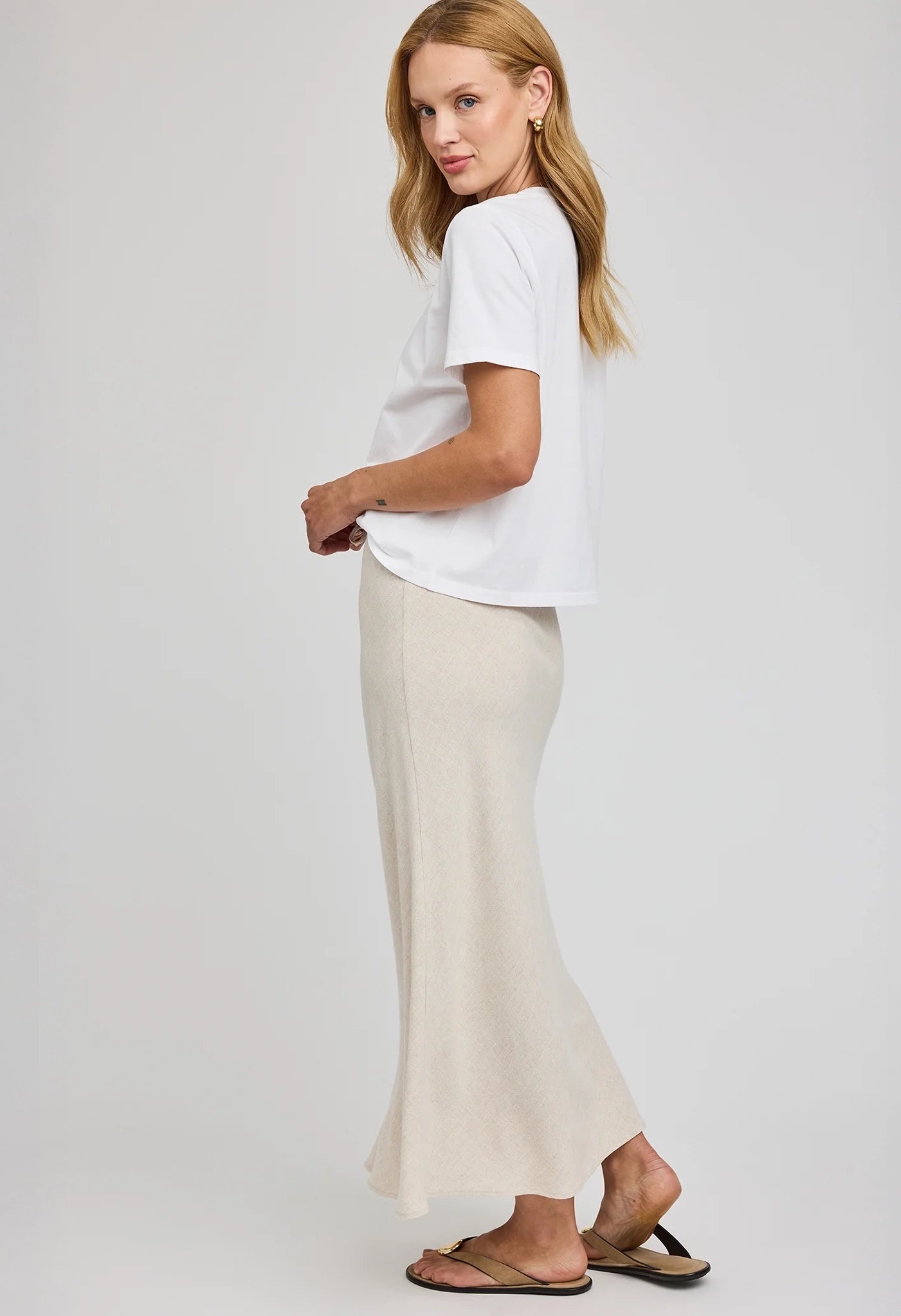 Cassia Linen Skirt