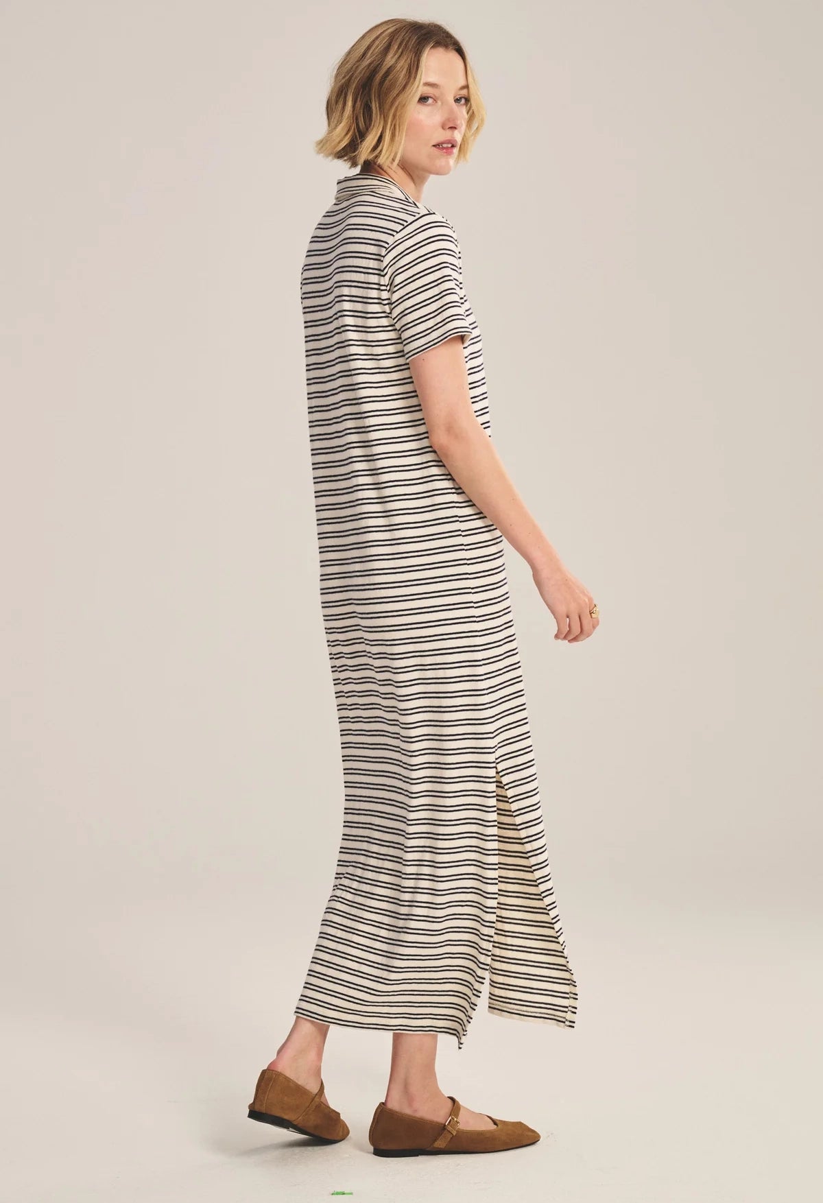 Corin Yarn Dye Stripe Jersey Dress