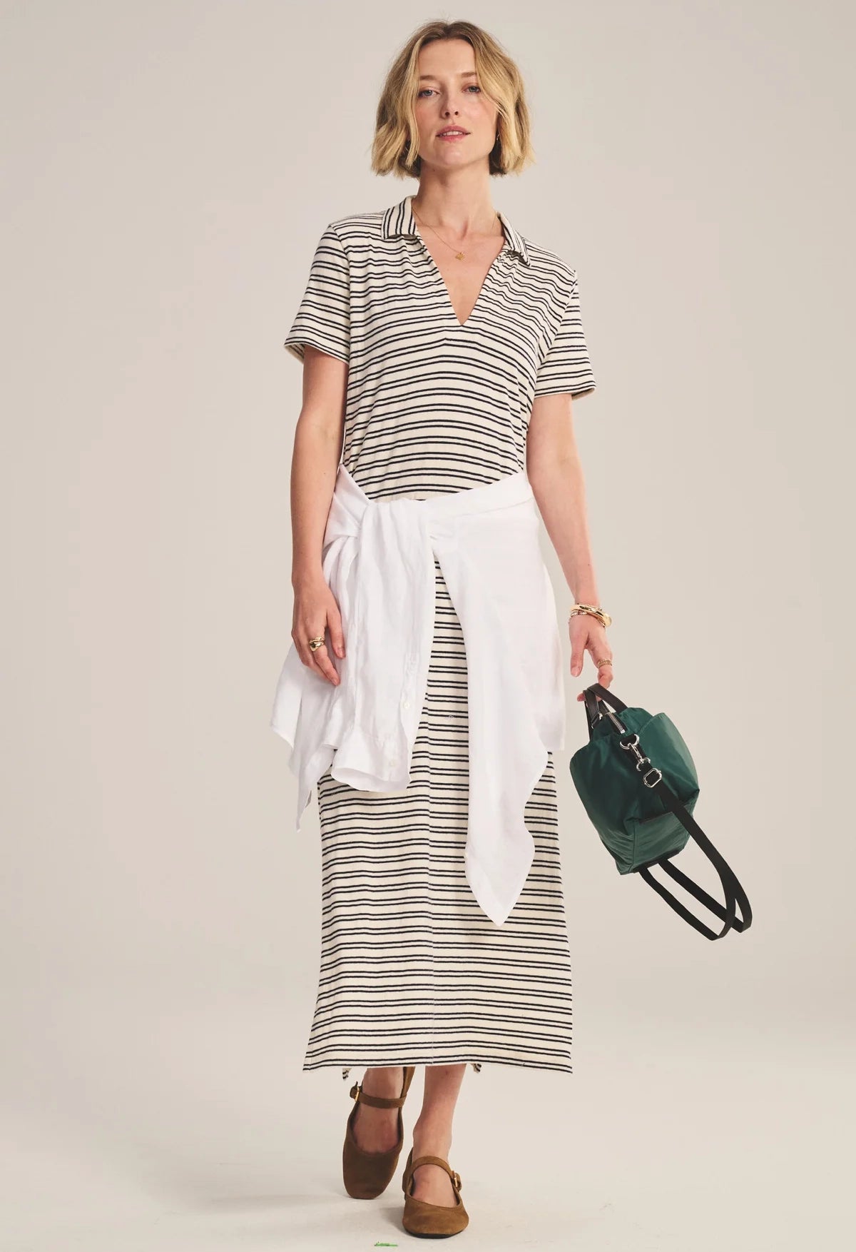 Corin Yarn Dye Stripe Jersey Dress