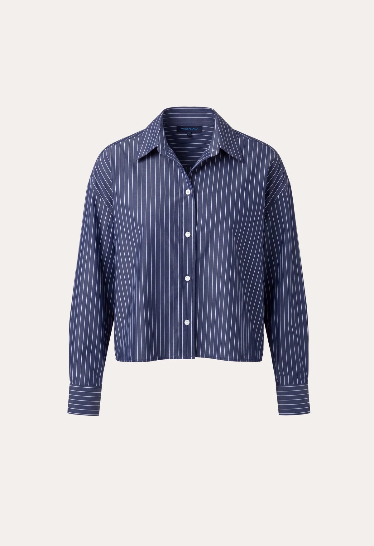 Long Sleeve Cotton Boxy Shirt