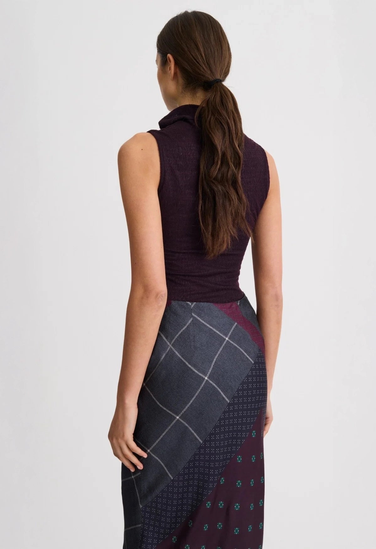 Cowl Neck Knit Shell