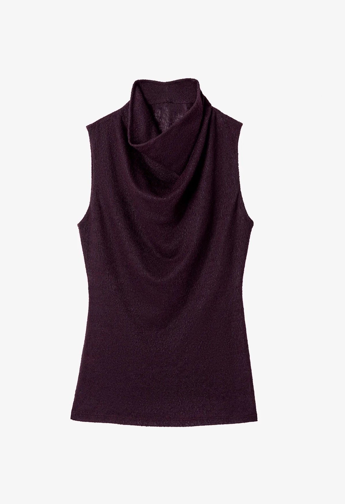 Cowl Neck Knit Shell