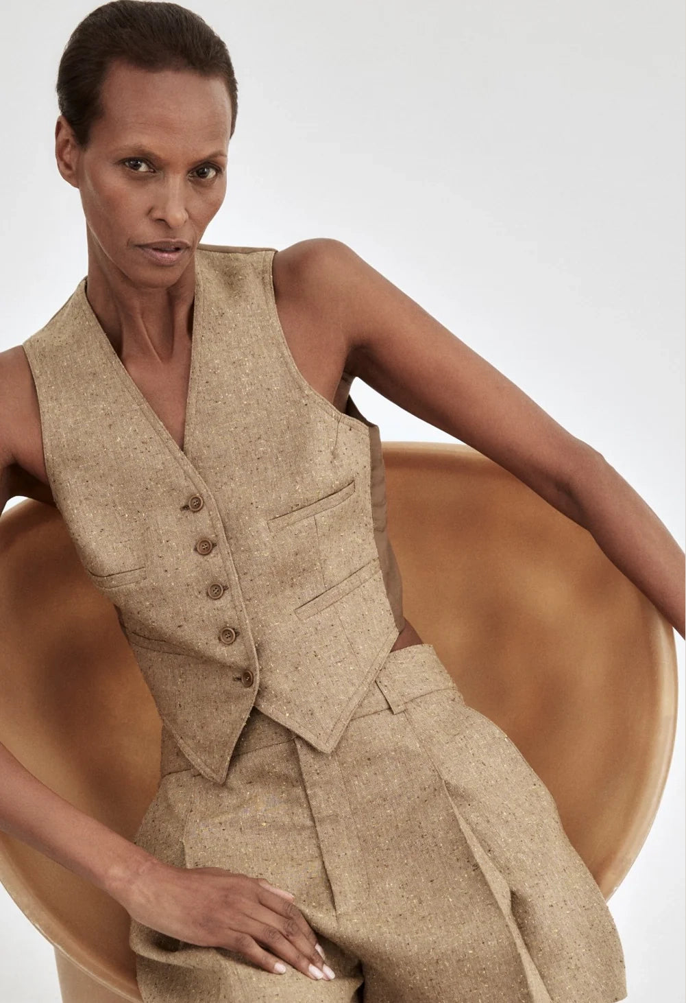 Cropped Vest