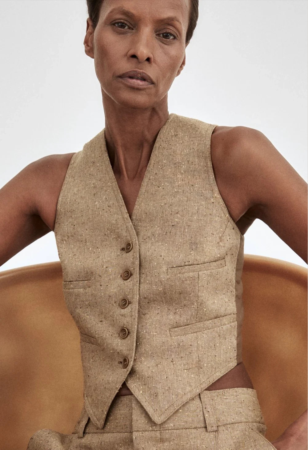 Cropped Vest