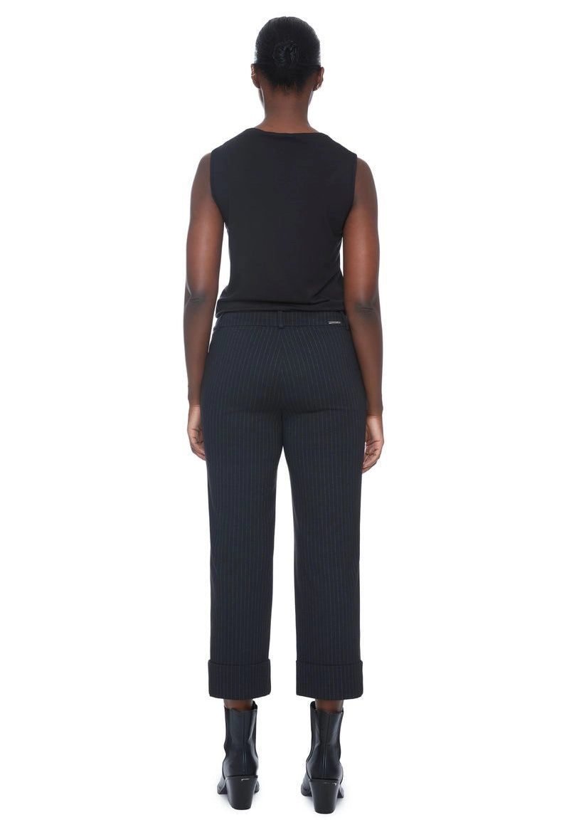 Straight Leg Pant with Wide Cuff