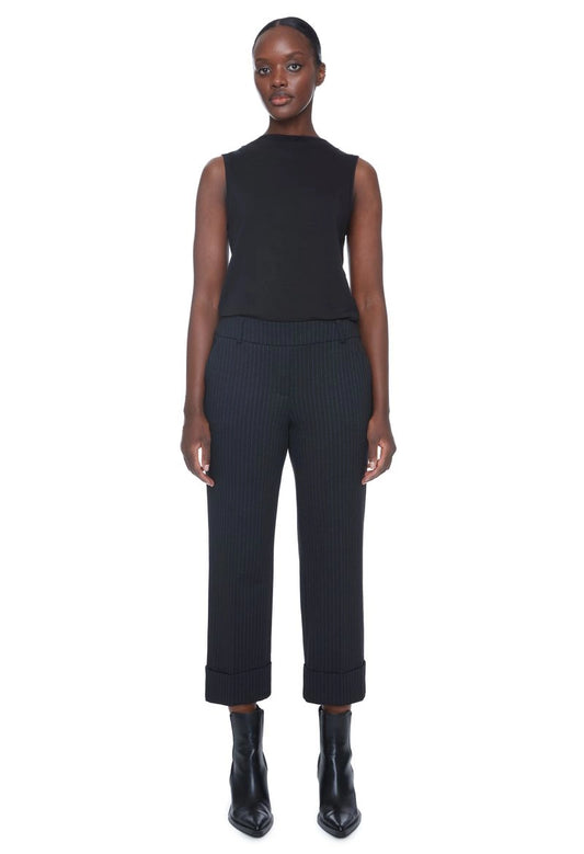 Straight Leg Pant with Wide Cuff