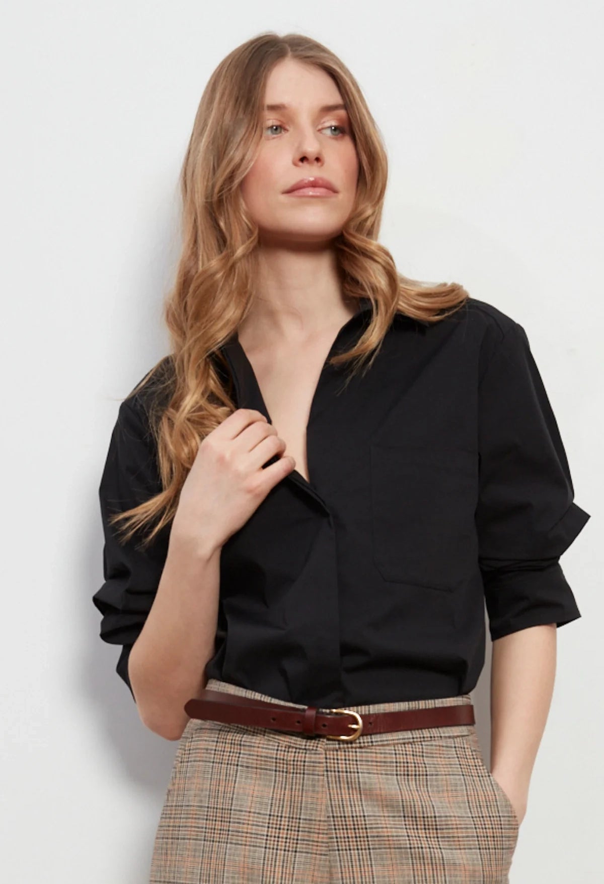 Daria Shirt Ruched Sleeve