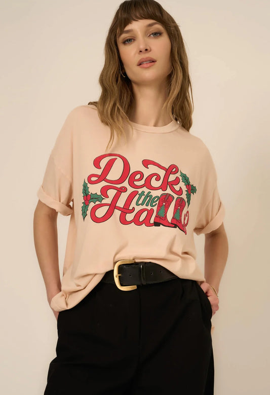 Deck The Halls Perfect Boyfriend Tee