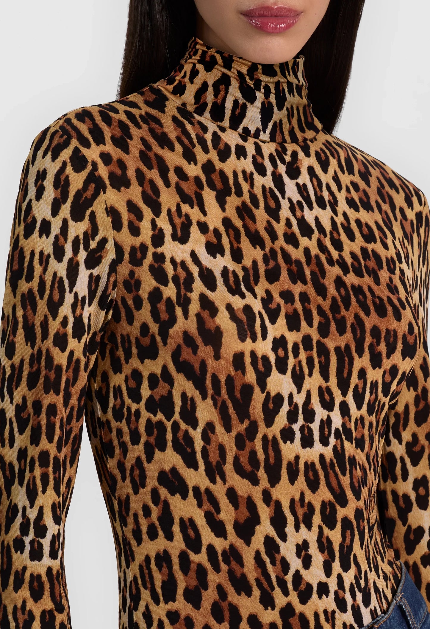 Delaina Long Sleeve Turtleneck Top