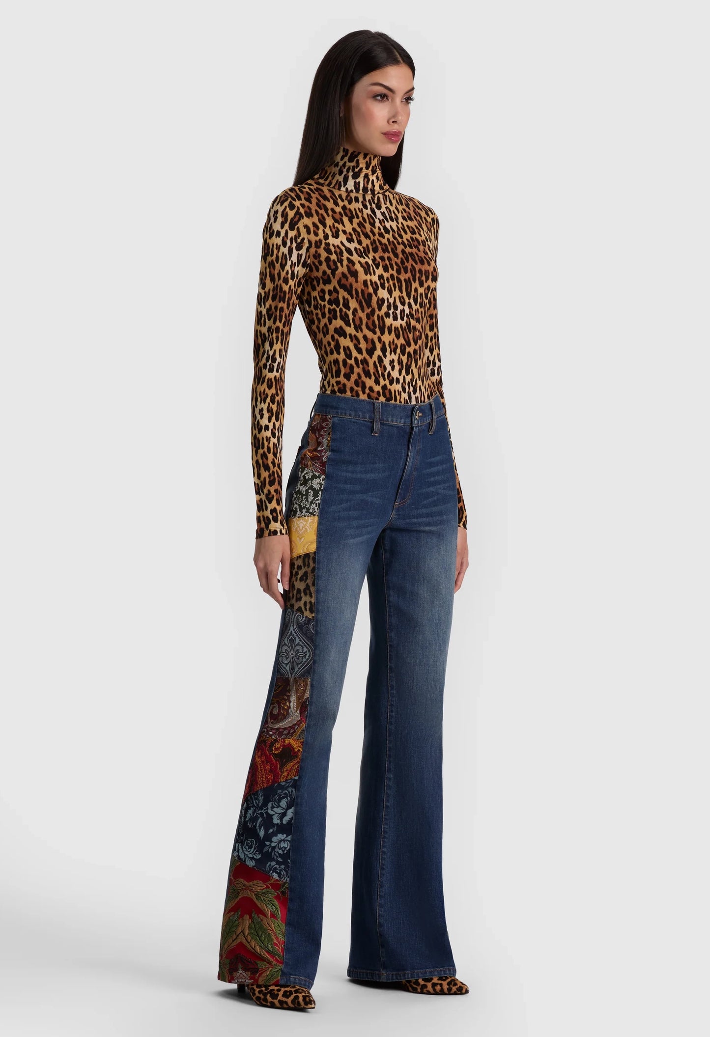 Delaina Long Sleeve Turtleneck Top