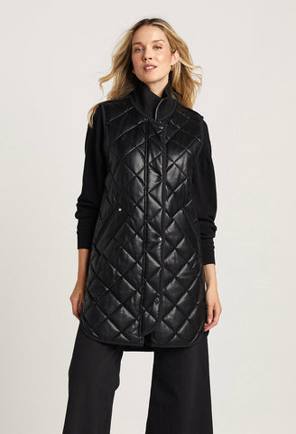 Destiny Quilted Long Vest