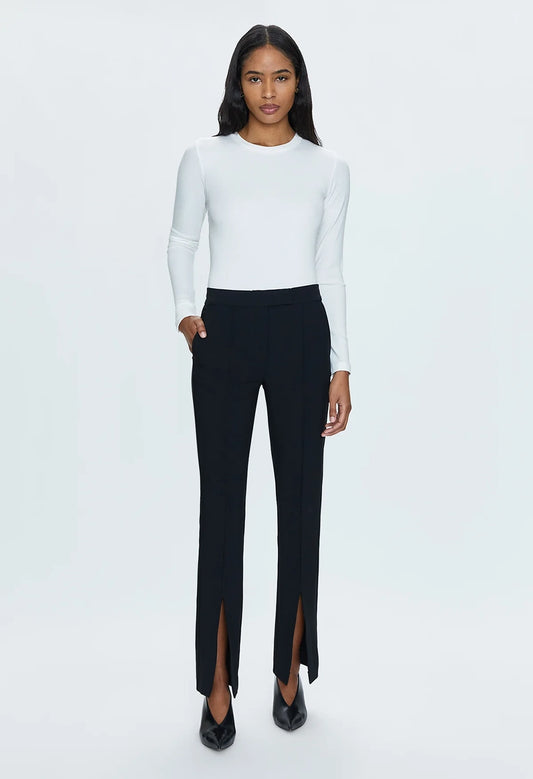 Diana Mid Rise Front Slit Tail Trouser