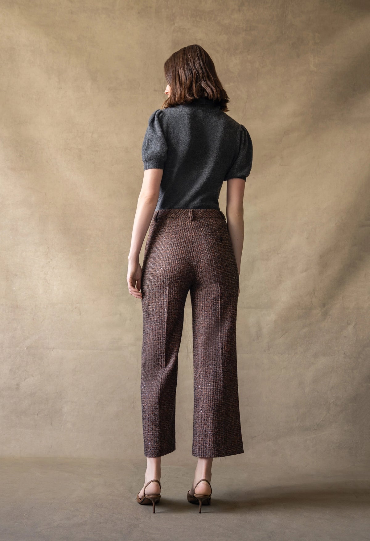 Domenica Glitter Tweed Pant