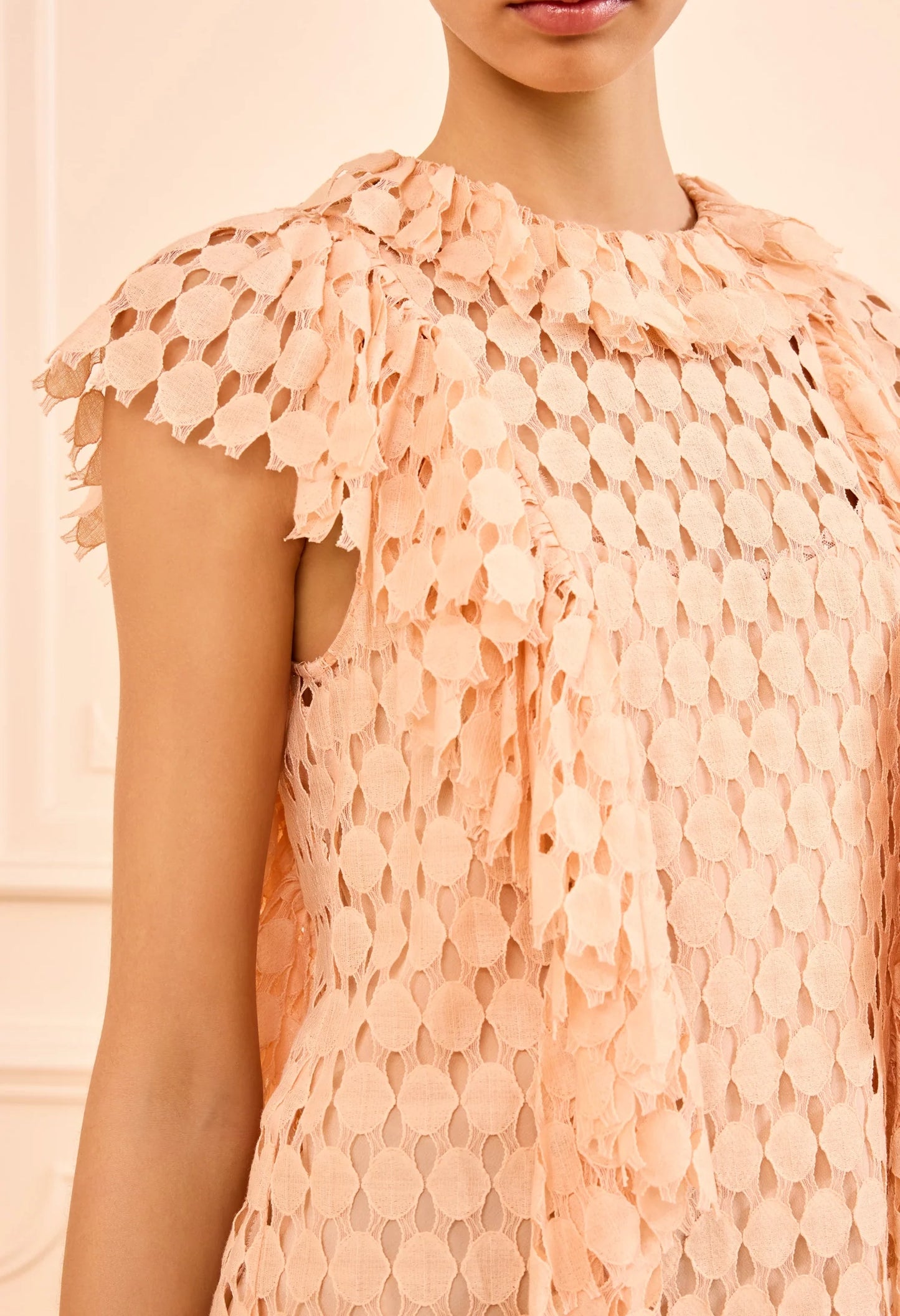 Daevy Lace Short Sleeve Top