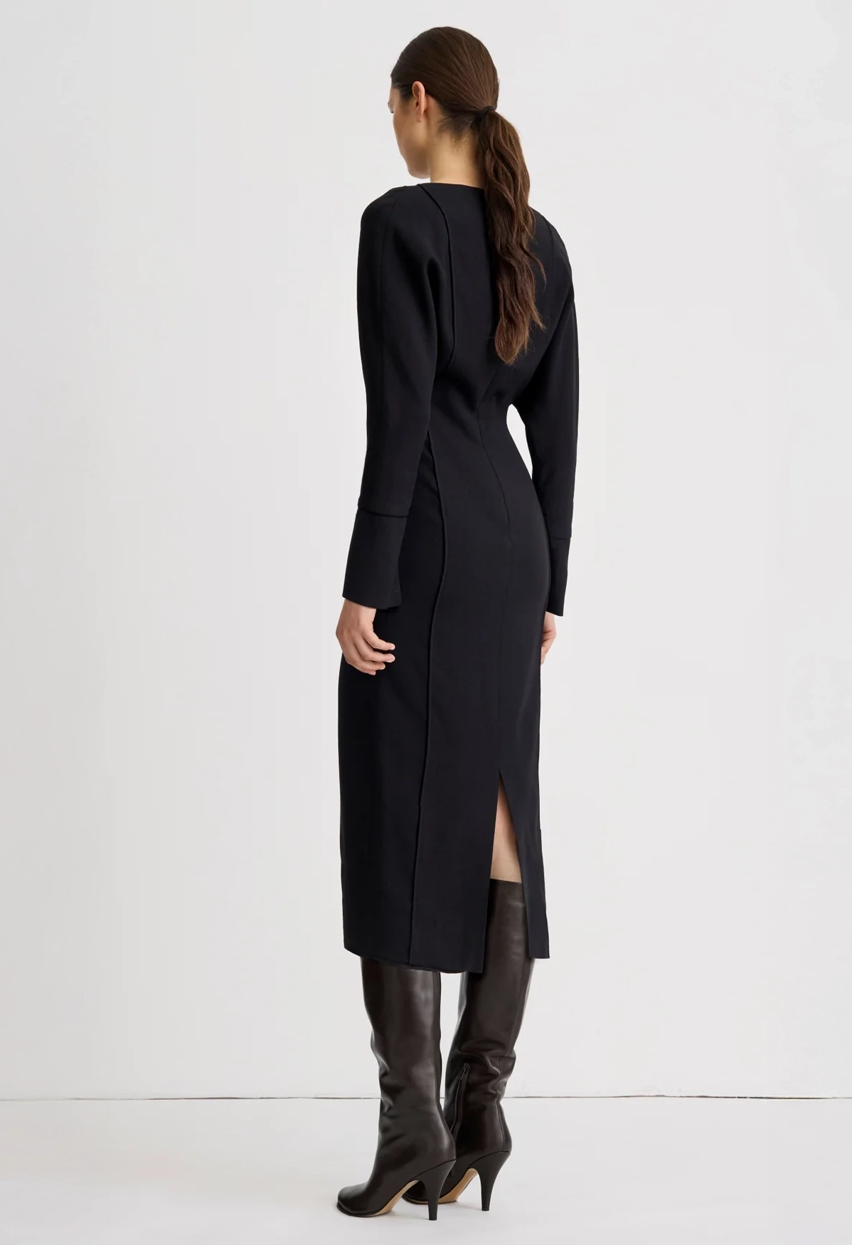 Draped Dolman Dress