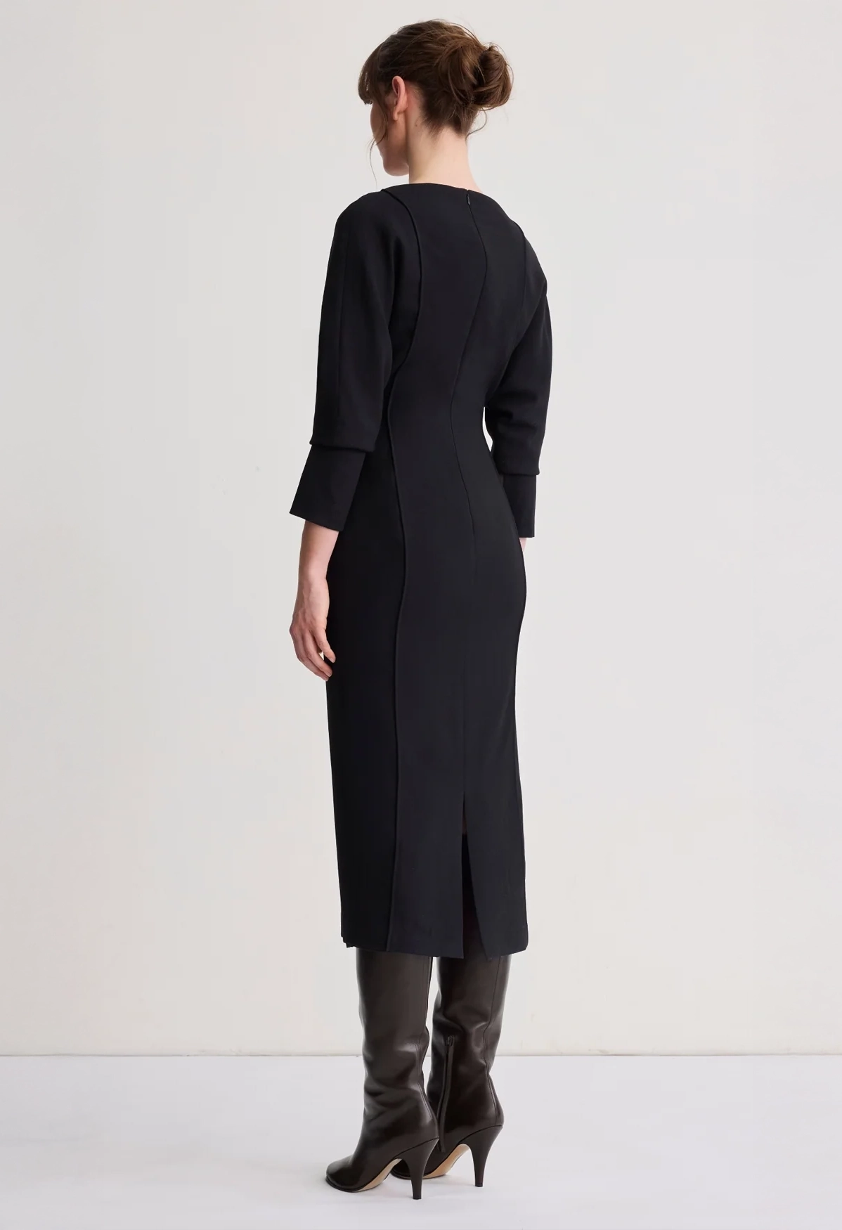 Draped Dolman Dress