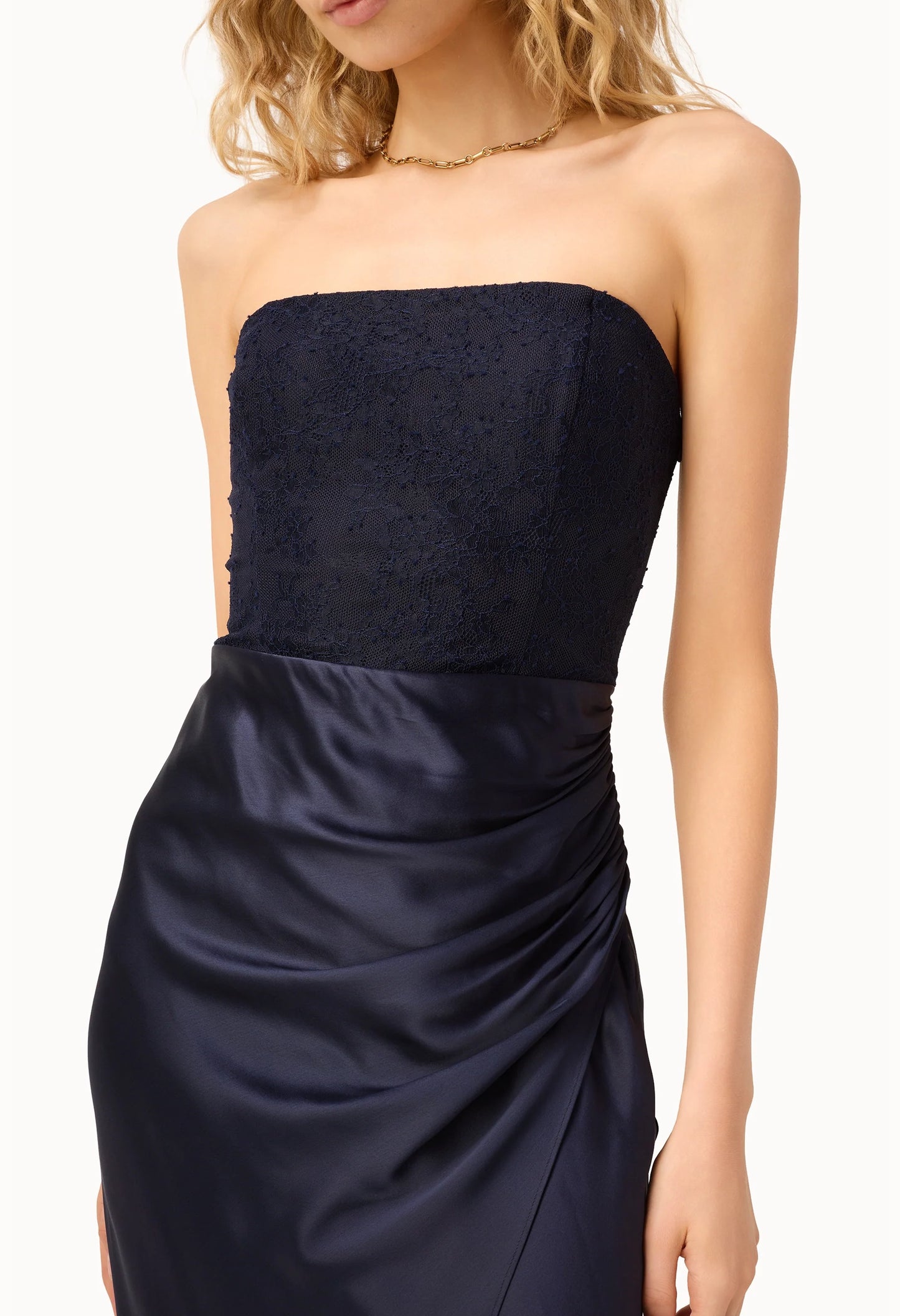 Echo Strapless Midi Dress
