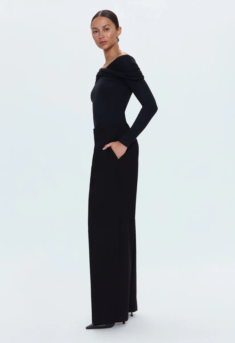 Eden Pleated Ponte Trouser