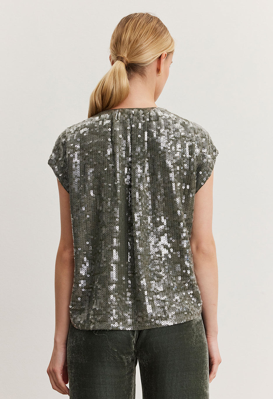 Elorie Sequins Top