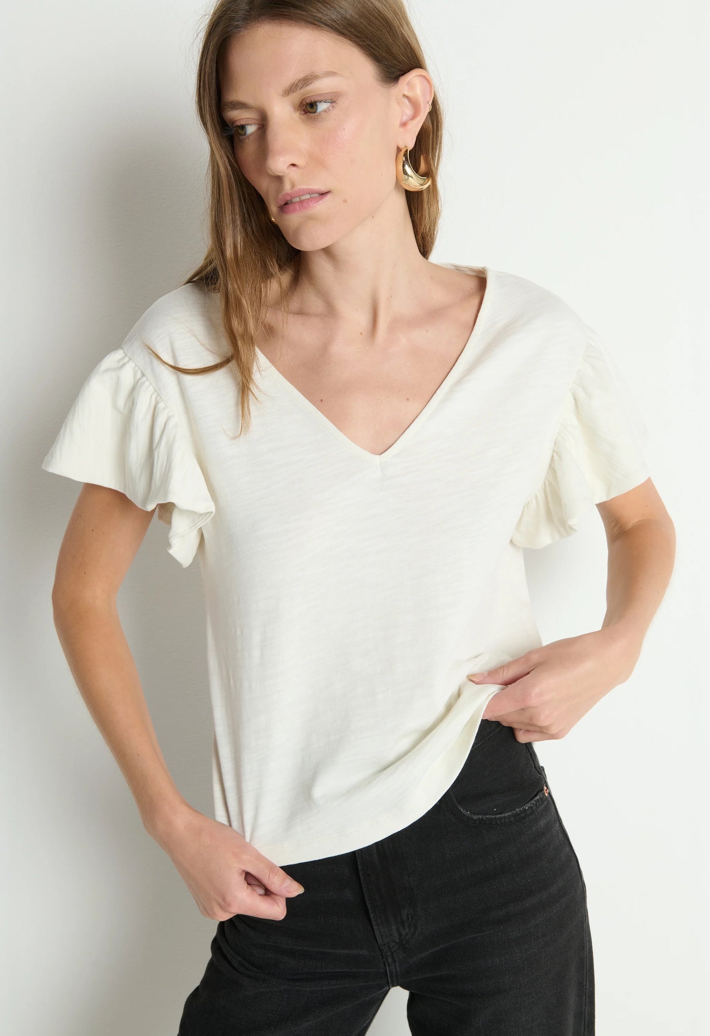 Emmy Flutter Sleeve Tee