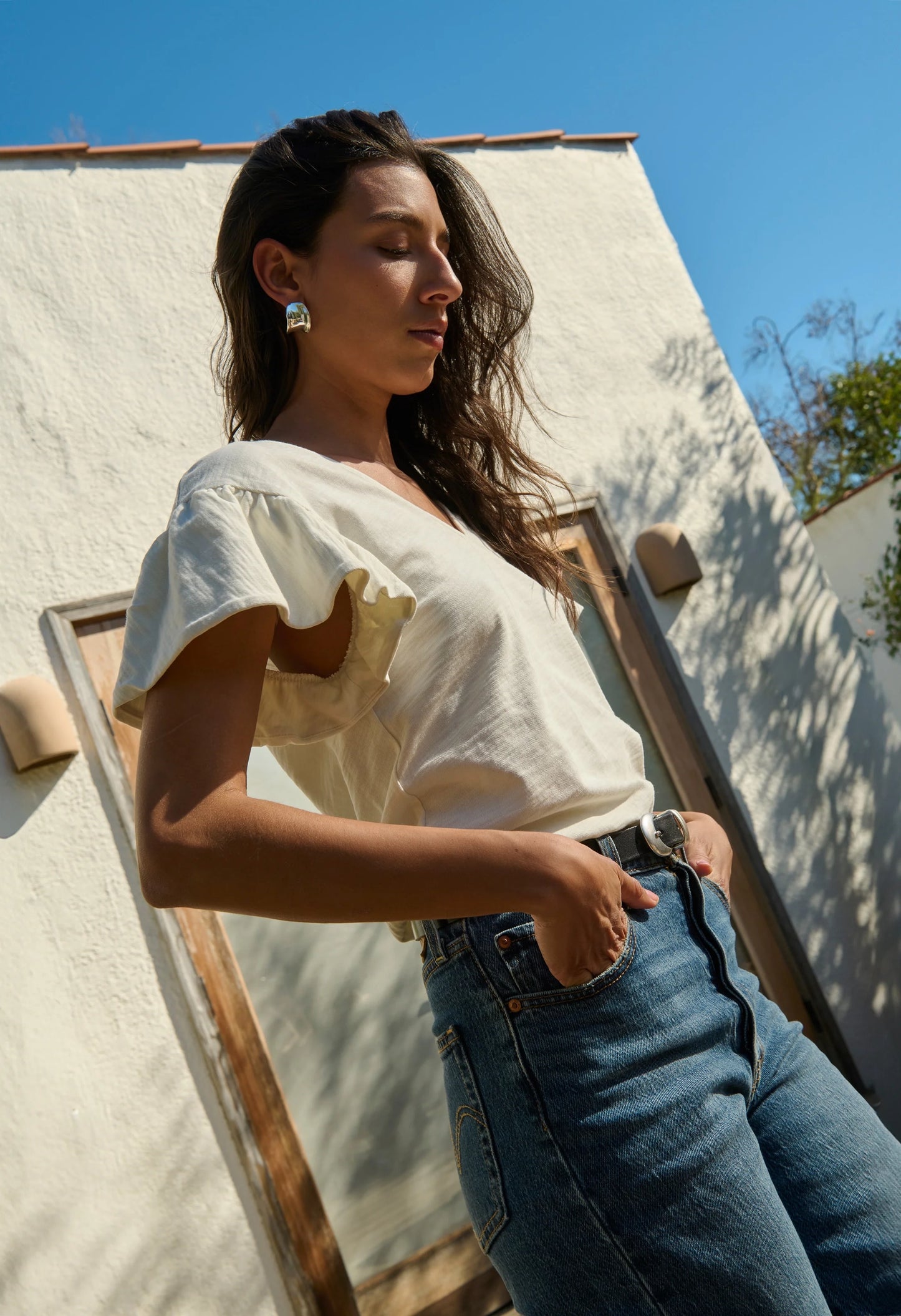 Emmy Flutter Sleeve Tee