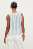 Erica Stripe Linen Sleeveless Top