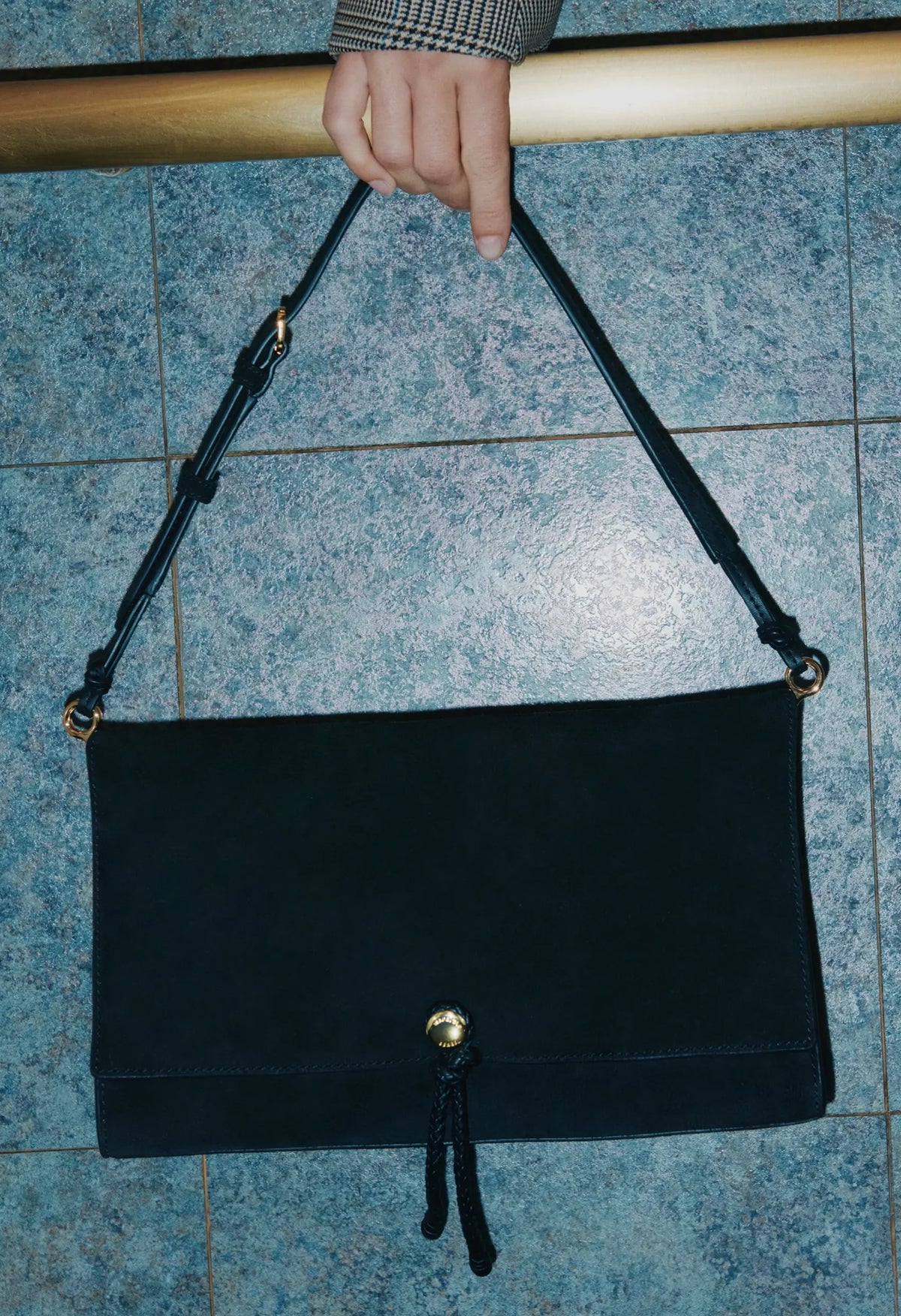 Suede Edit Bag
