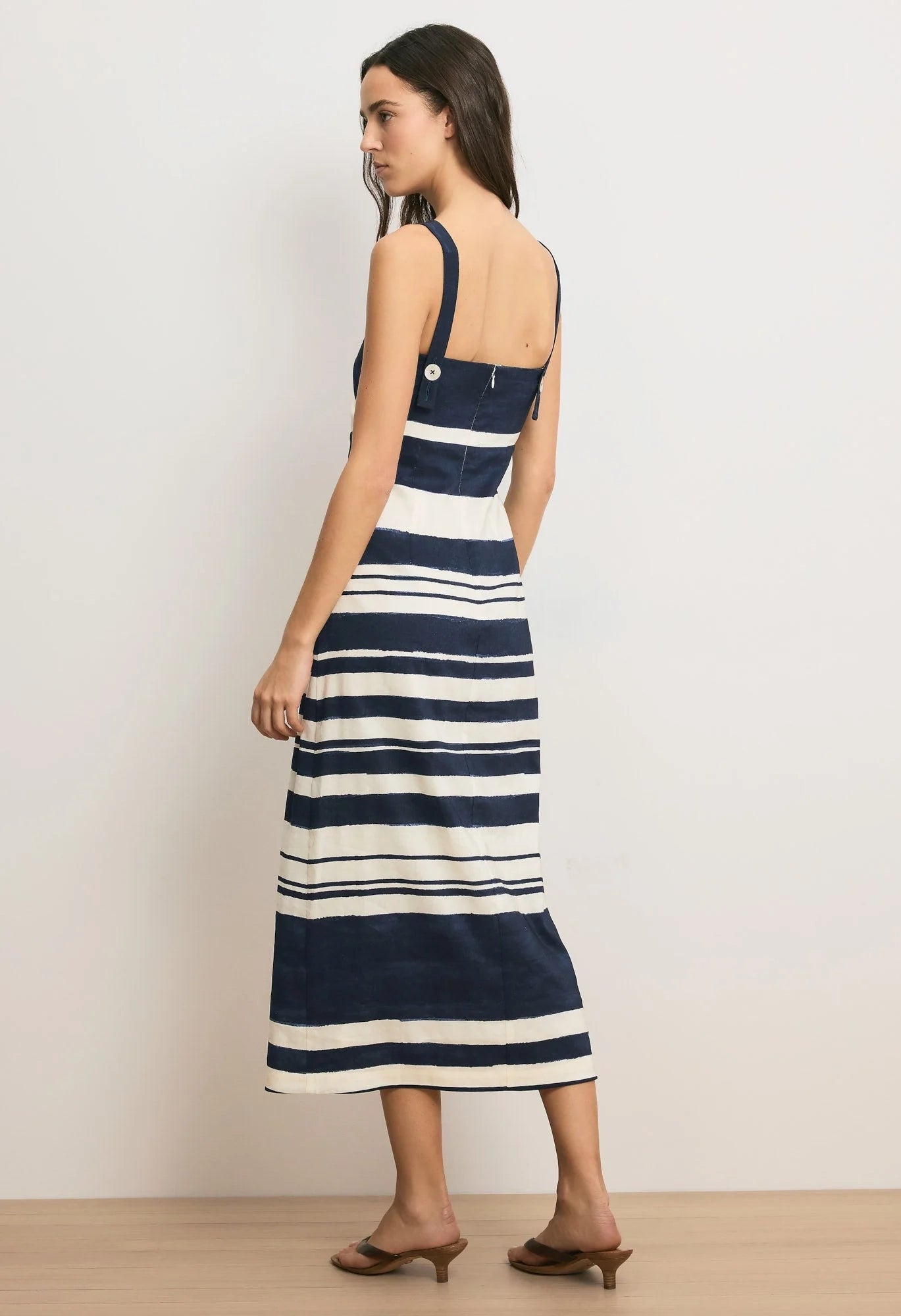 Ella Striped Midi Dress