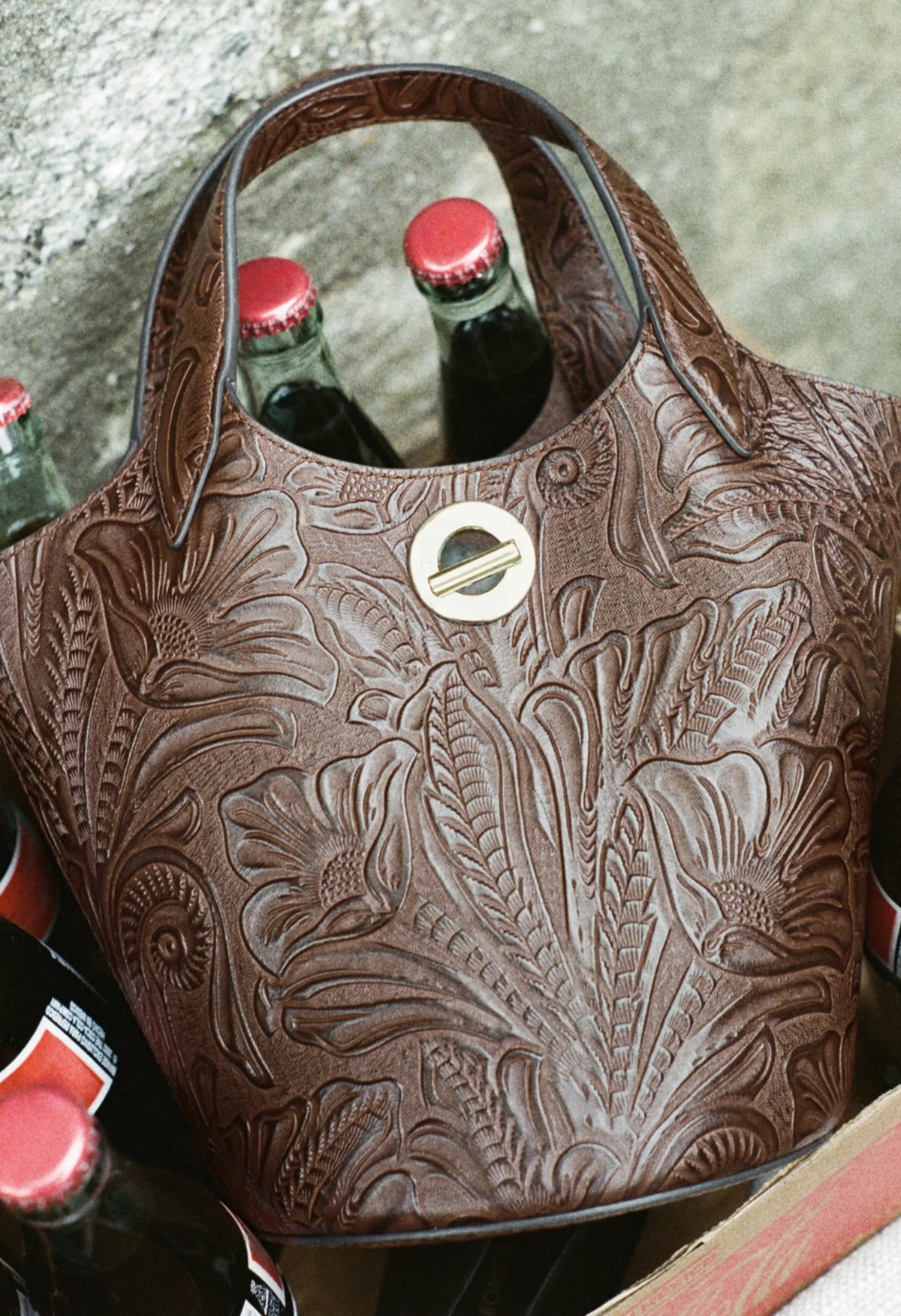 Embossed Anchor Bag