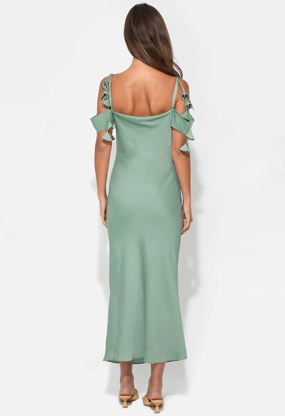 Alana Off The Shoulder Cowl Neck Dress