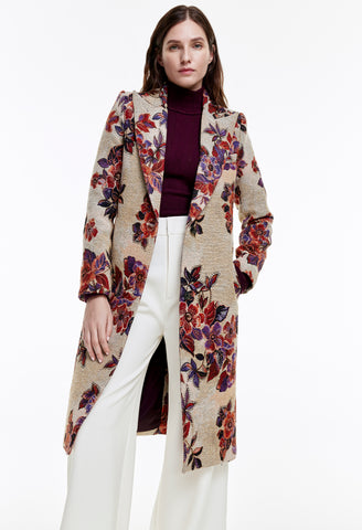 Peaked Lapel Coat