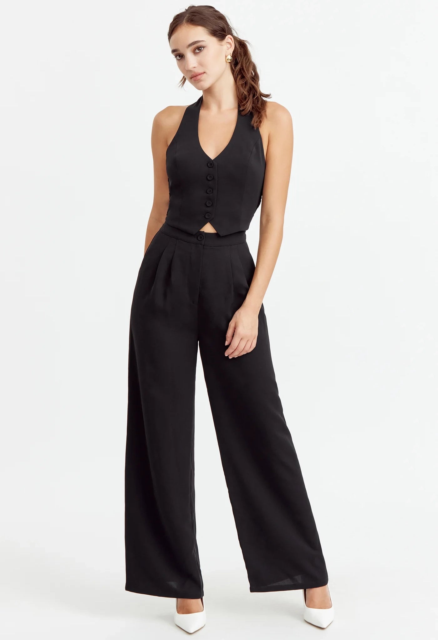 Farrah Halter Jumpsuit