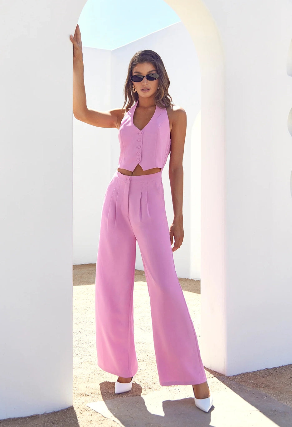 Farrah Halter Jumpsuit