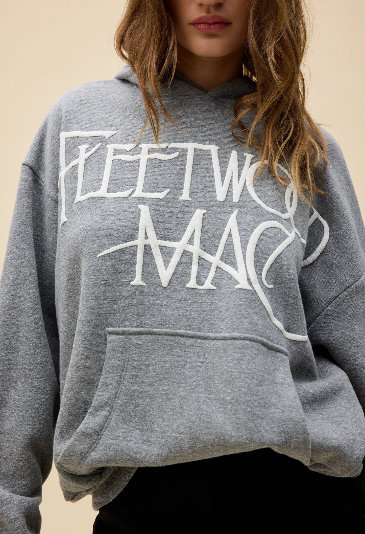 Fleetwood Mac Logo Oversized Hoodie
