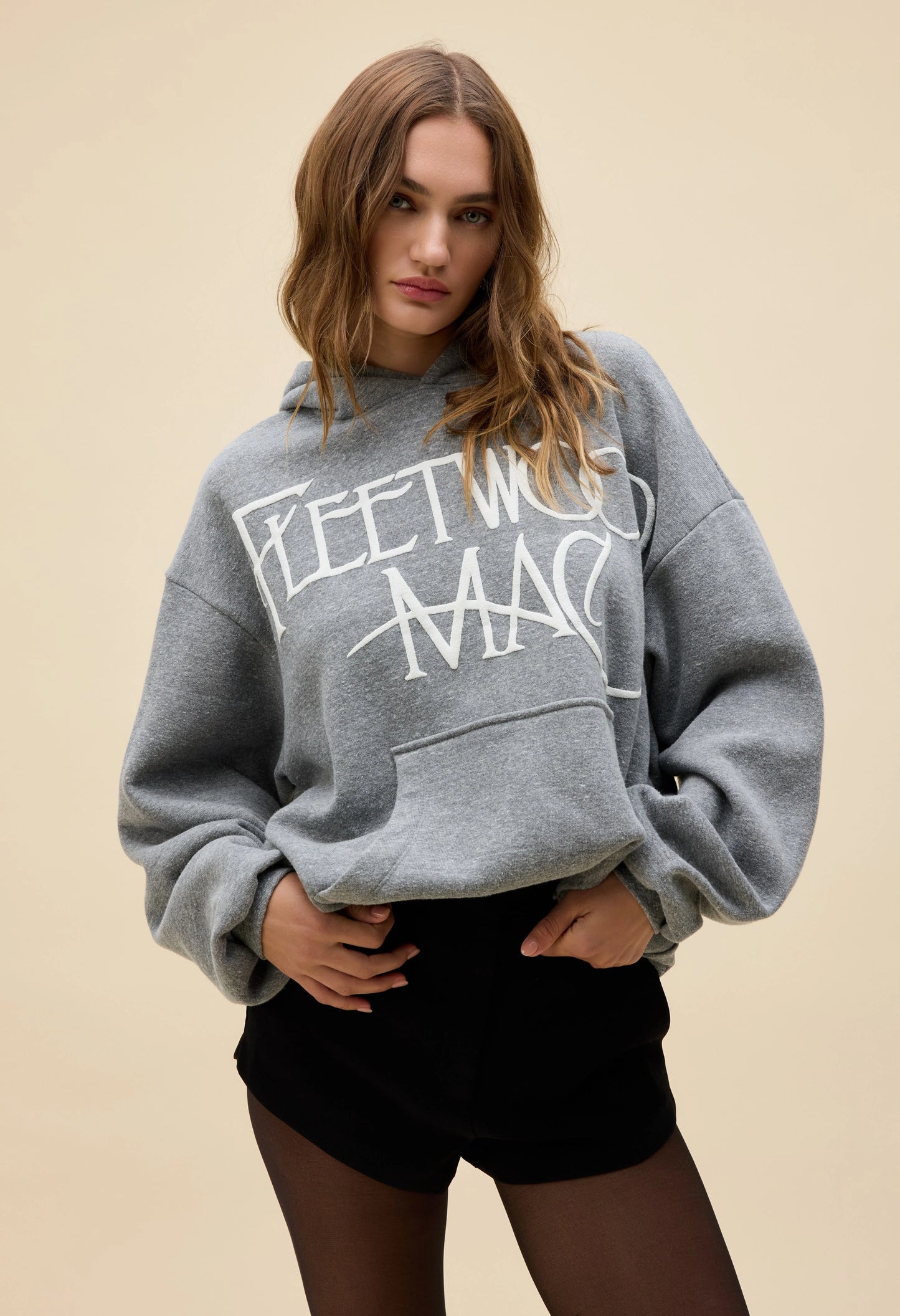 Fleetwood Mac Logo Oversized Hoodie