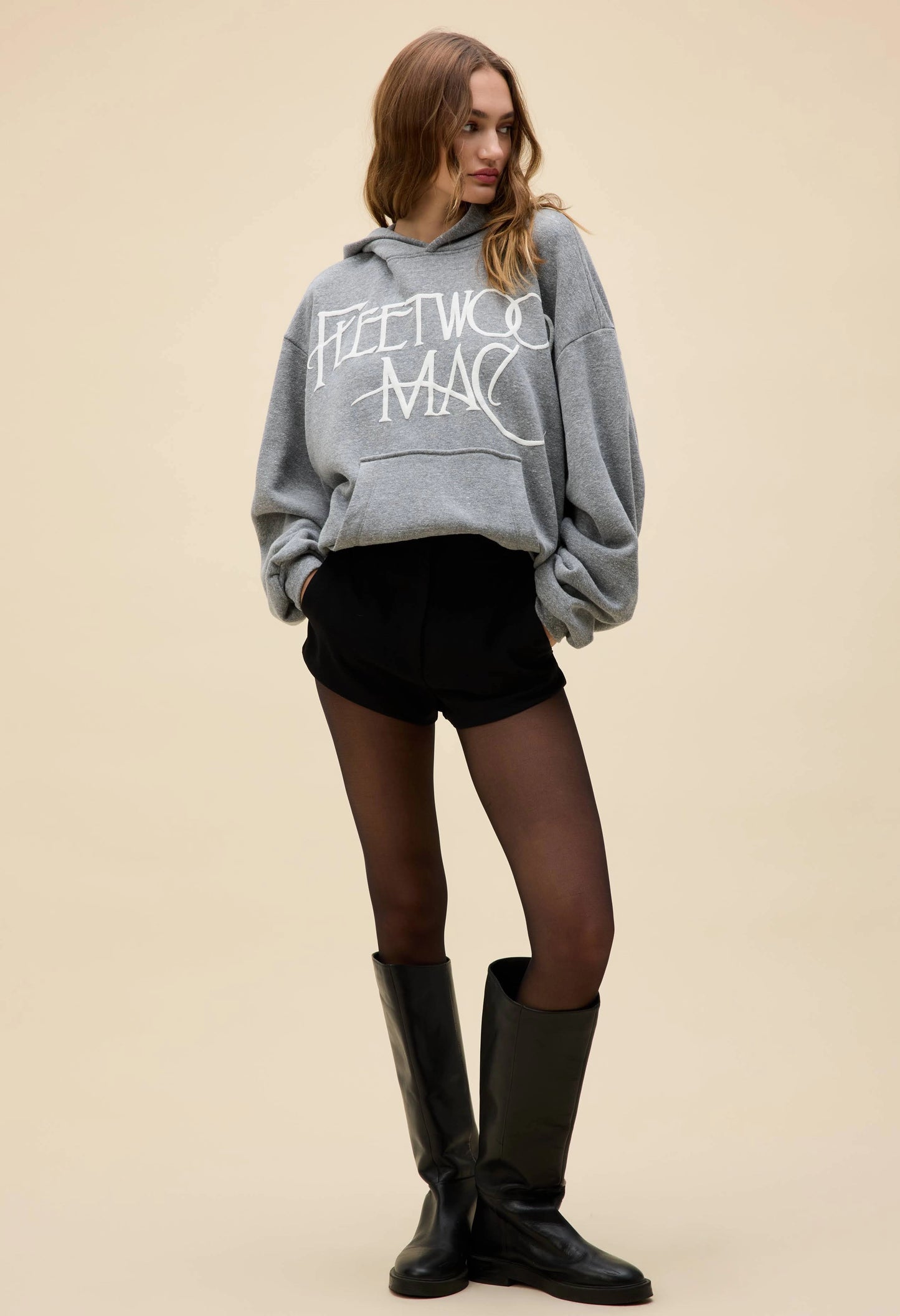 Fleetwood Mac Logo Oversized Hoodie