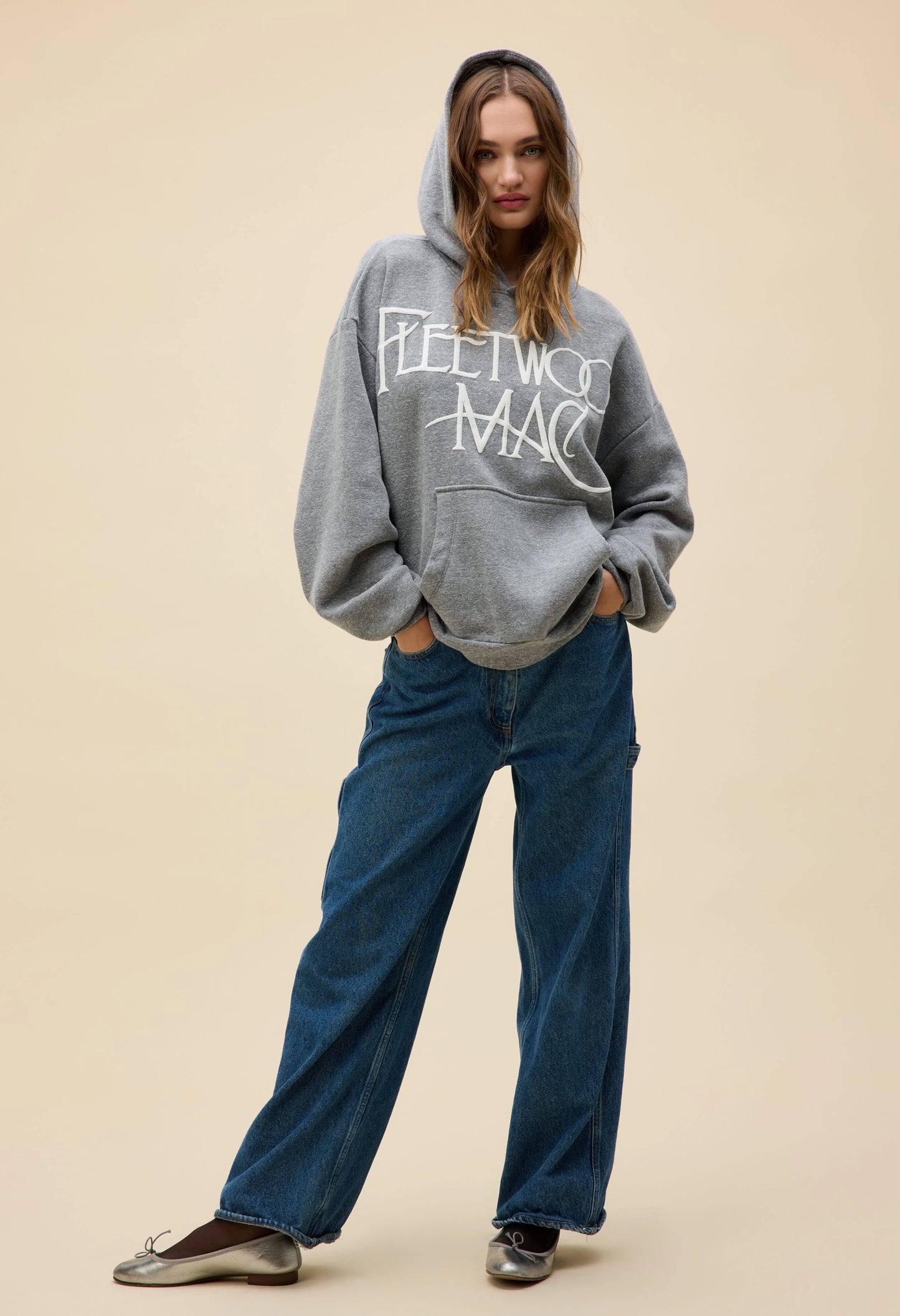 Fleetwood Mac Logo Oversized Hoodie
