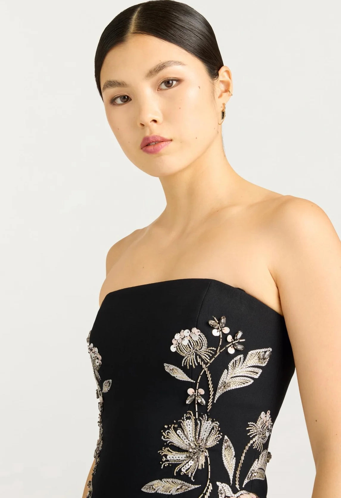 Floral Mixed Media Niles Dress