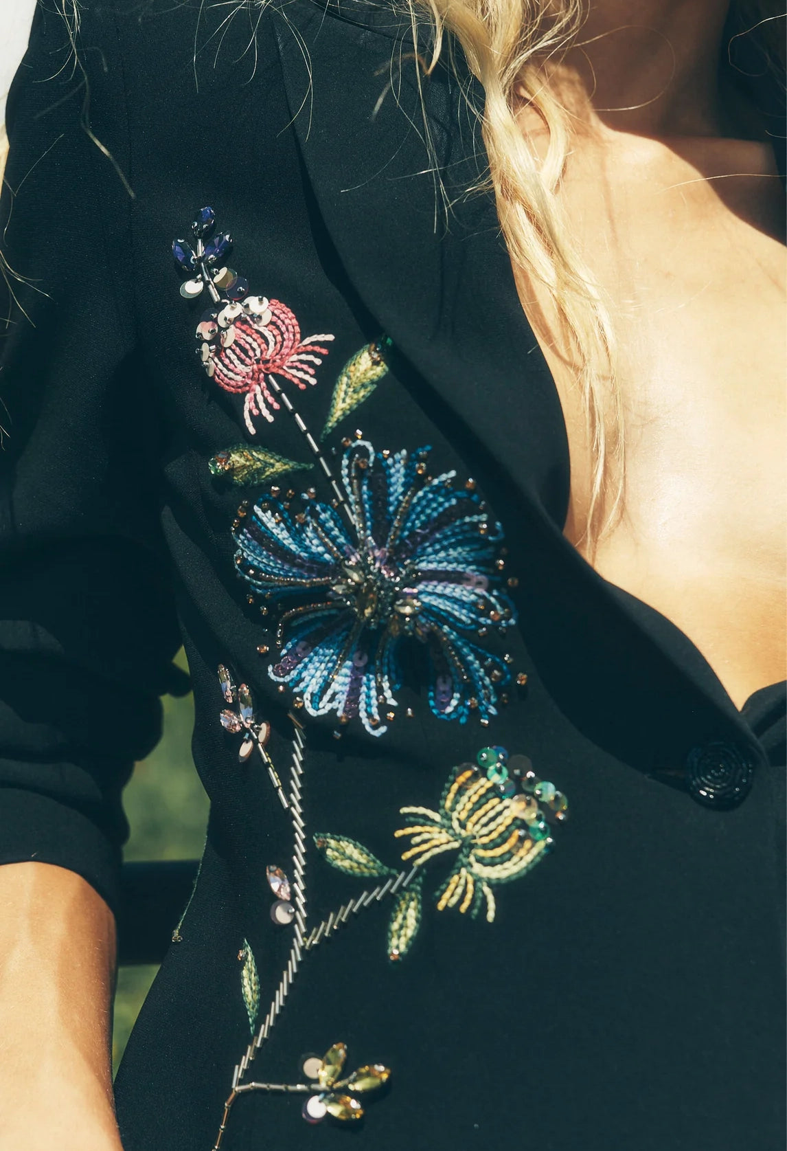 Floral Media Cheyenne Blazer