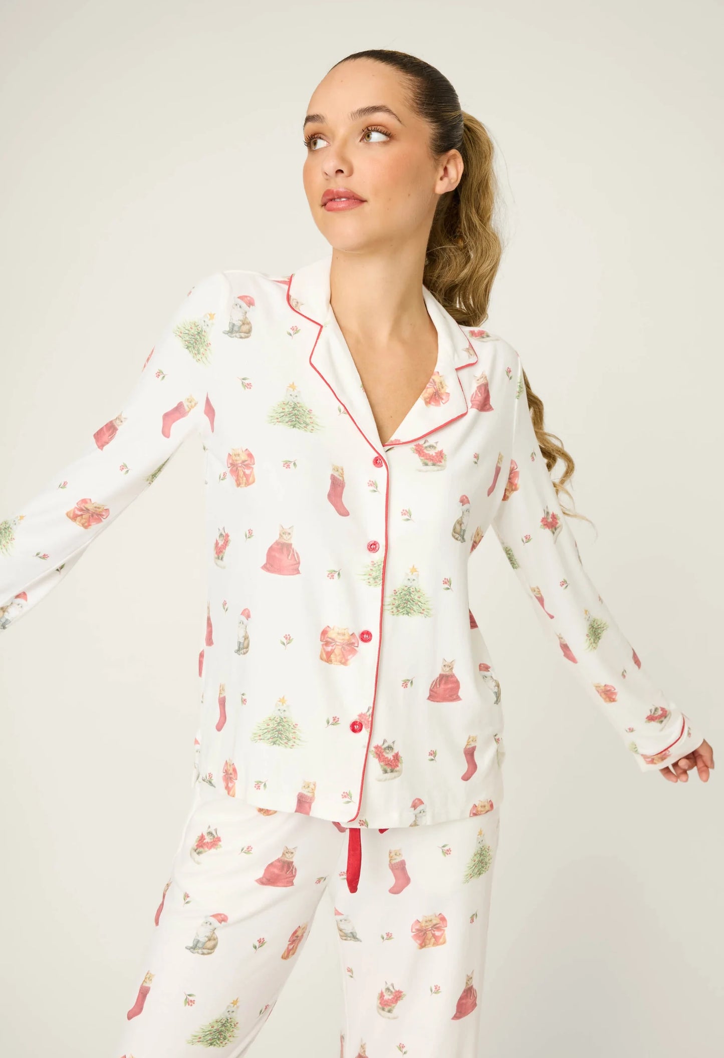 Feline Festive Pj Set